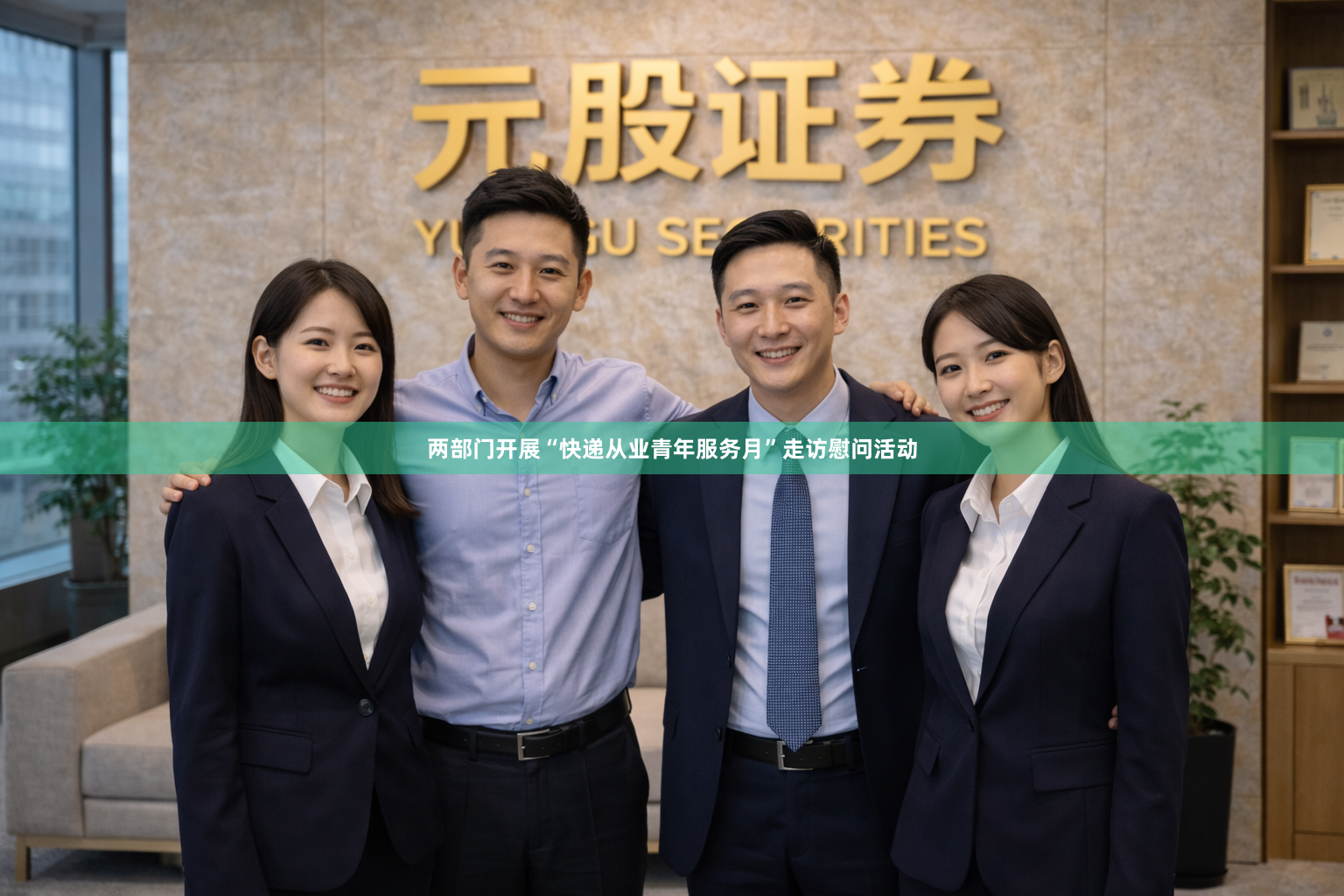 两部门开展“快递从业青年服务月”走访慰问活动